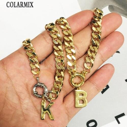 4 Pcs New design gold Snake chain bracelet Gold color Bracelet Charms Bracelet gift for lady Letter charms Gift Bracelet