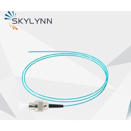 50PCS Telecom Standard Pigtails OM3 FC UPC ,1M/1.5M/2M Length 0.9mm Tight Buffer Aqua LSZH Fibra Optic Pigtail for Splicing