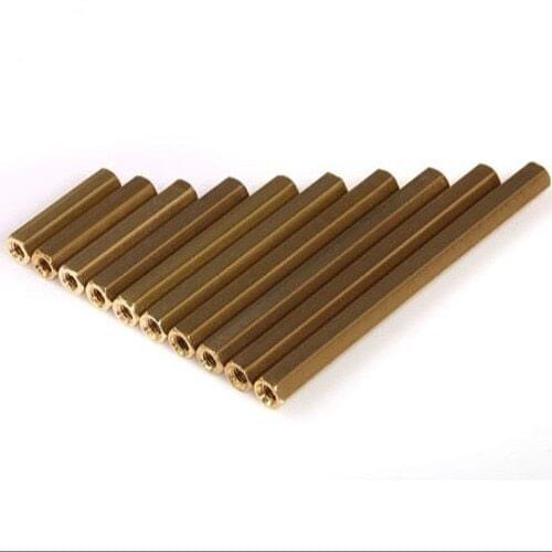 500PCS M3*8 Female To Female Long Hex Brass Spacer PCB Standoff Spacer