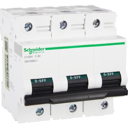 / 60hz A9N19810 DIN Rail Mounting Original Export High Section Circuit Breaker, High Power C120H 3P Type C 80A 400VAC 50 Mini