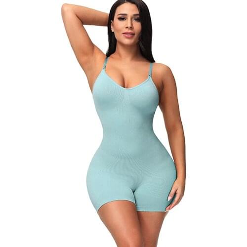 Seamless Ladies' Body Shaping Bodysuit High Elasticity Solid Shaperwear Tight Slimming Women Shaping Underwear
