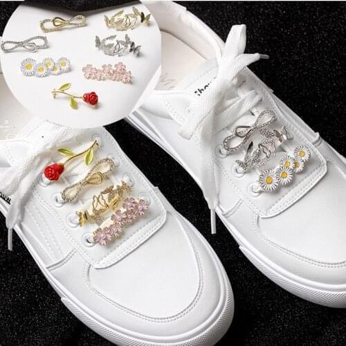 Bling Rhinestone Designer Charms Shoe Accessories For Croc Shoes Sandals Decoration Metal Tag Accessories Gift For Decoration
