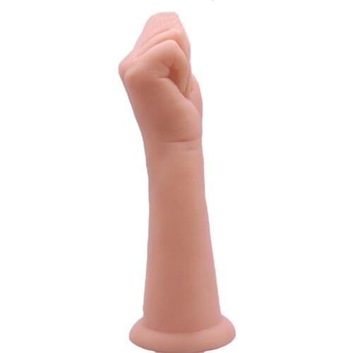 Large Penis Fist Anal Plug Huge Dildo Butt Plug Silicone G-spot Masturbate Sex Toys Suction Big Hand Anal Stuffed S0325
