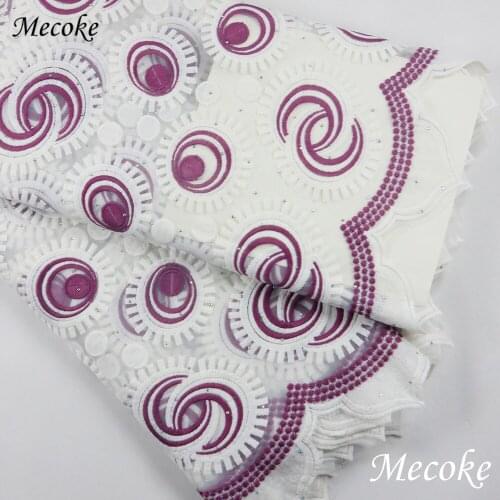 French Net corad Lace 2019 Latest sale African Lace Fabric Violet Embroidery Mesh Tulle Lace Fabric High quality Nigerian Lace