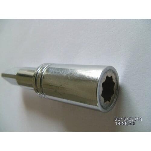 Piano tuning tool string shaft eight-way wrench ( for hand electric drill )