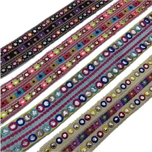 6 cm Width Eastern Style Webbing Beautiful Lace Ribbon Fabric Diy Embroidery Decoration Lace Fabric