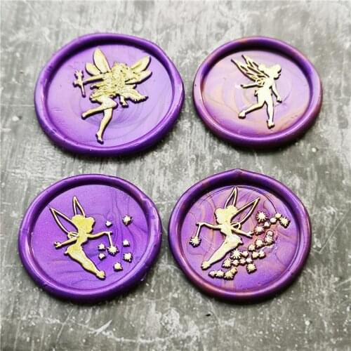 Little fairy Wax Seal Stamp angel Elves Wedding Party sealing wax stamp Birthday Invitation Stamp Letter Envelope Seal Wax Stamp