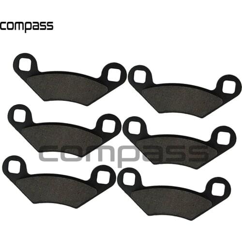 Motorcycle Front and Rear Brake Pads for POLARIS 400 Sportsman HO 4x4 2008 2009 2010