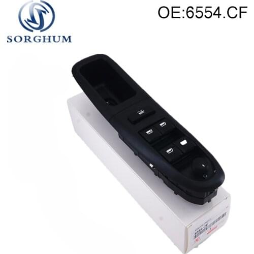 Regulator lifter Power Window Control Switch 6554.CF For Peugeot 406 1995-2004