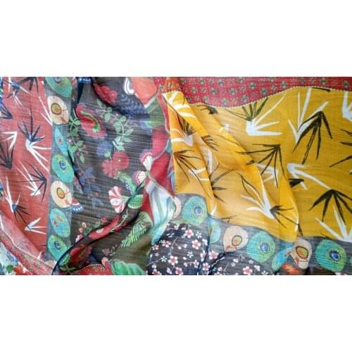 Silk Chiffon Fabric Ankara Should Tecidos Para Telas Patchwork Textile A Marriage Tissu Enfant Tulle Fabric Cordones Felt Minky