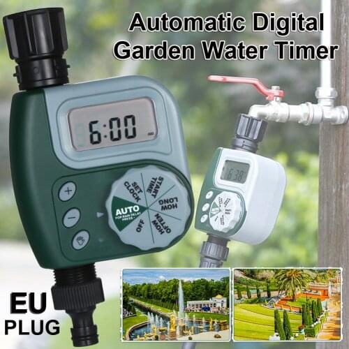 Garden Water Timer Automatic Watering Sprinkler System Digital Hose Faucet Controller Home Garden Watering Sprinkler System Tool