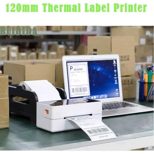 4 Inch Shipping Label Printer WirelessThermal Label Printer BT Portable Pocket Desktop Label Printer Sticker Barcode Maker 4x6
