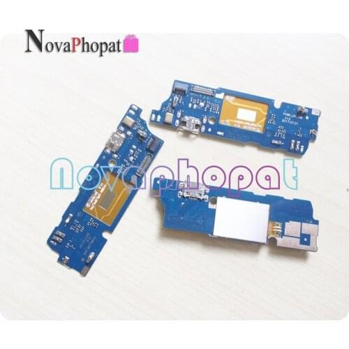 Novaphopat For Wiko View Charger Port USB Dock Charging Port Connect Connector Microphone MIC Flex Cable ; 10pcs/lot