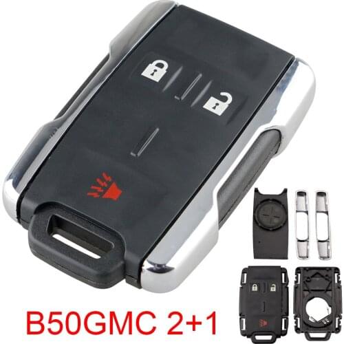 2 + 1 Buttons Car Keyless Entry Smart Remote key Shell M3N-32337100 for Colorad 2015 Silverado 1500 2014-2016 2500 3500 2015