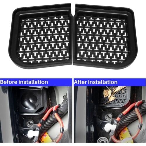 2Pcs Car Front Trunk Protective Cover for Tesla Model Y 2021 Front Trunk Drainage Channels Anti-Blocking Cover