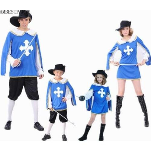2017 Lovers clothing Children Adults Acient Greece Rome Sparta Warrior Cosplay Costume Knight Performance Clothing AMBESTPARTY