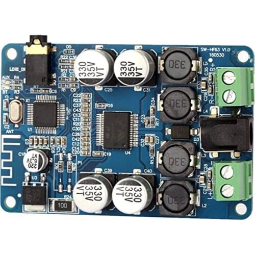 25w+25w Bluetooth Amplifier Board TDA7492P Wireless Bluetooth V2.1 Audio Receiver Amplifier Board Module with AUX Interface