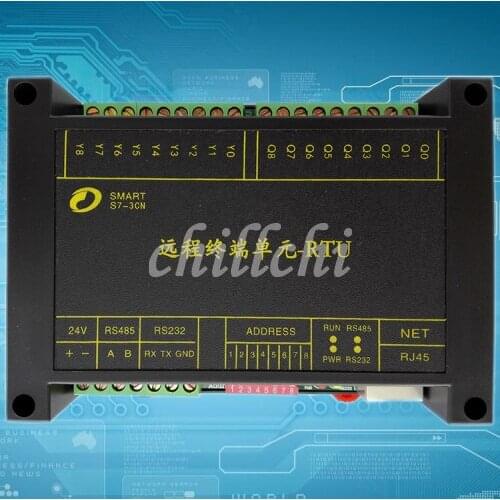 8 channel DI digital switch input through the RS485 upload to the host computer button state information collection