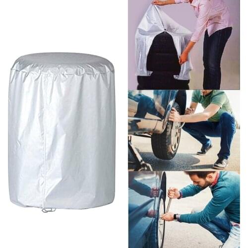 S/L Global Seasonal Tire Storage Cover-Bag Car Tire Covers With Zipper Dustproof Protective Wheel Protector ,Holds 4t, Dropship