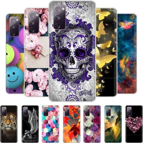 For Samsung Galaxy S20 FE Case Silicone Soft TPU Shell Back Cover For Samsung S20 FE S20FE Phone Cases S 20 FE Cover Etui 6.5"