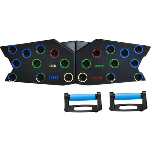 9 in 1 Push Up Board with Instruction Print Body Building Fitness Exercise Equipment Men Women Push-up Stands For Body Building