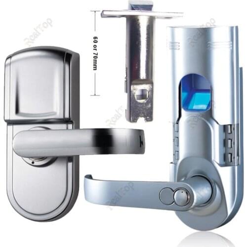 Left Handed Digital Electronic Keyless Keypad Locks Finger print Door Lock with Single Latch