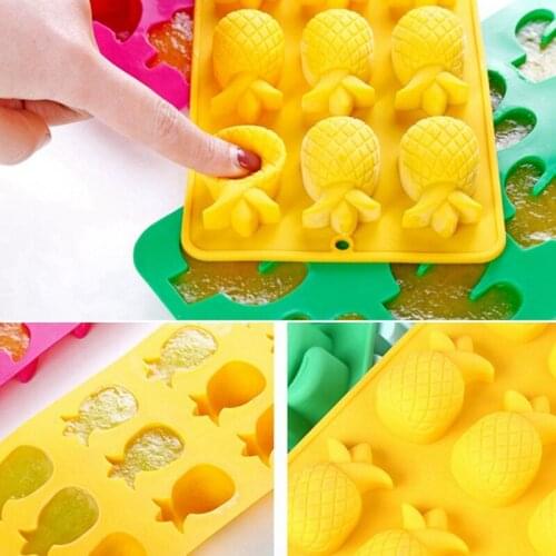 Fruits Shape Cake Mold Silicone Cookie Mold DIY Chocolate Mold Pudding Mold Fondant Mold Ice Cream Mould Baking Tool