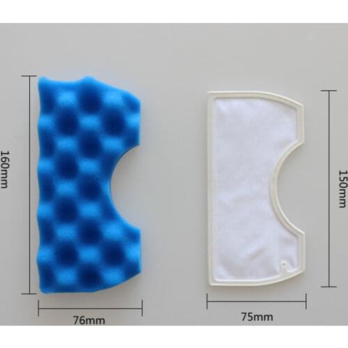 1 Set Blue Sponge Filter and Dust Hepa Filter for Samsung DJ63-00669A SC43-47 SC4520 SC4740 VC-9625 VC-BM620 Vacuum Cleaner