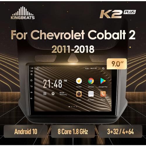 KingBeats Android 10 Octa-Core head unit HU 4G in Dash Car Radio Multimedia Video Player Navigation GPS For Chevrolet Cobalt 2 2011 - 2018 no dvd 2 din Double Din Android Car Stereo 2din