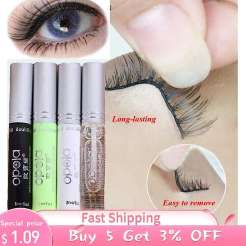 5ml Professional Fast Dry Eyelash Glue Durable False Eyelash Extension Adhesive Double Eyelid Makeup Adhesive Dropshipping TSLM1
