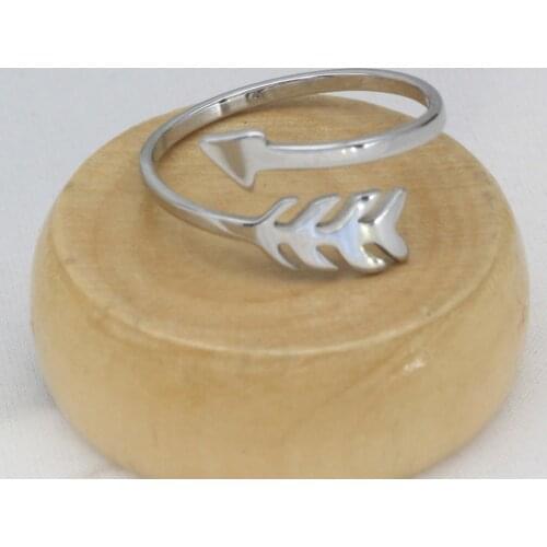 Arrow Ring for Girl Adjustable Mental Health Ring Inspirational Jewelry stainless steel Graduation Student drop shipping R006