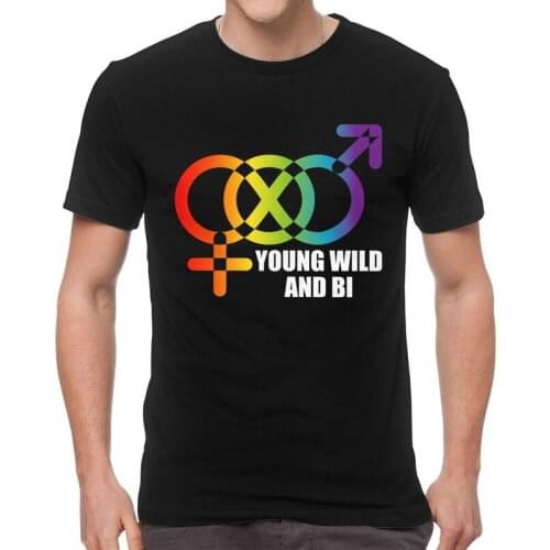 Lgbt Pride Gay Rainbow T-shirt Men Graphic T Shirt Short Sleeve Valentines Tshirt 100% Cotton Tee Tops Clothing