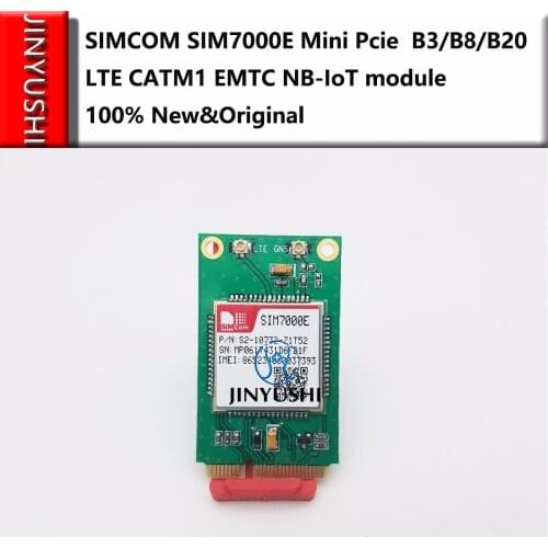 JINYUSHI For SIMCOM SIM7000E Mini Pcie B3/B8/B20 LTE CATM1 EMTC NB-IoT module compatible with SIM900 and SIM800F