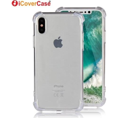 Soft TPU Case for iPhone X Cases Cover Silicone Transparent Clear Case for iPhone X Coque Fundas Anti-knock Wholesale 100pcs/lot