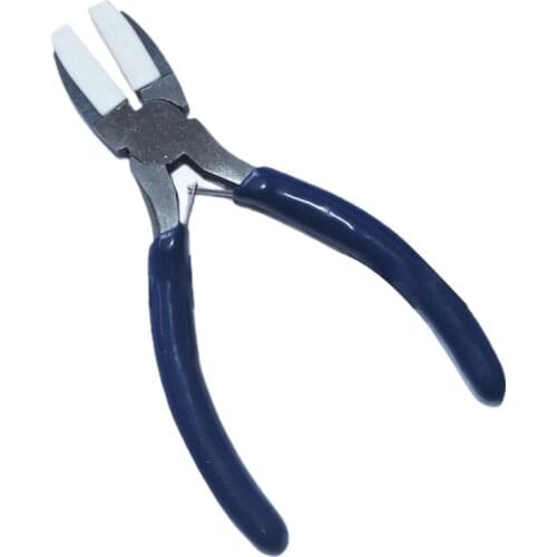 Nylon Head Steel Jaw Pliers for Beading Looping Shaping Wire Jewelry Making Tool