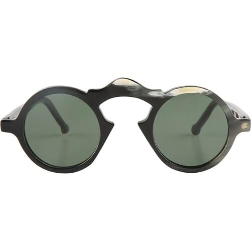 New fashion unique arch flower nose bridge round horn frame polarized sunglasses for women eyewear eyeglasses glasses