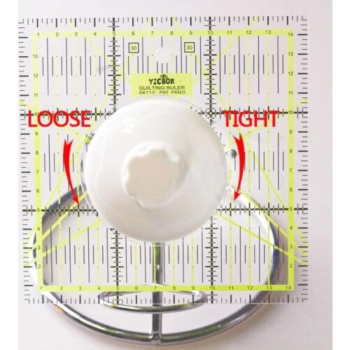 Lychee Life Flat Rulers Templates Diy Sewing Tools Adjustable Suction Handle For Quilting Patchwork Crafts