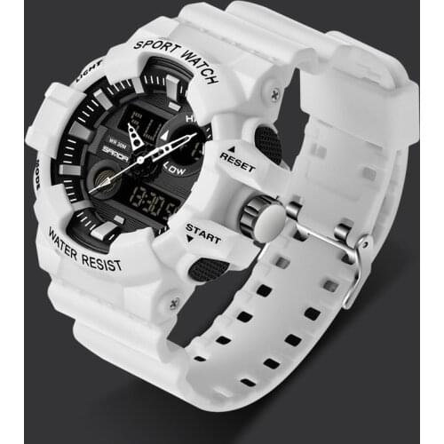 SANDA G Style Sports Mens Watches Top Brand Luxury S Shock Resist LED Quartz Military Watches Male Clock Relogio Masculino 780