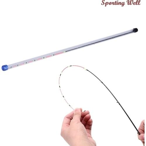 1pcs/pack 55cm Half/full Titanium Alloy Luminous Raft Stick Tip Fishing Pole Stem Crane Repair Refit Replacement Fishing Tackle