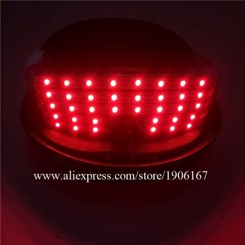 Hot Sale Red Led Luminous Lighting Up Glasses Illuminate Christmas Gift Glasses For Event Party Supplies DJ Club Stage Show Prop
