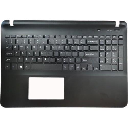 US Laptop keyboard for SONY SVF152A29W SVF1521GSAW SVF1532BCXW SVF1521GSAW SVF1532BCXW SVF151G13M SVF152A29M Palmrest cover