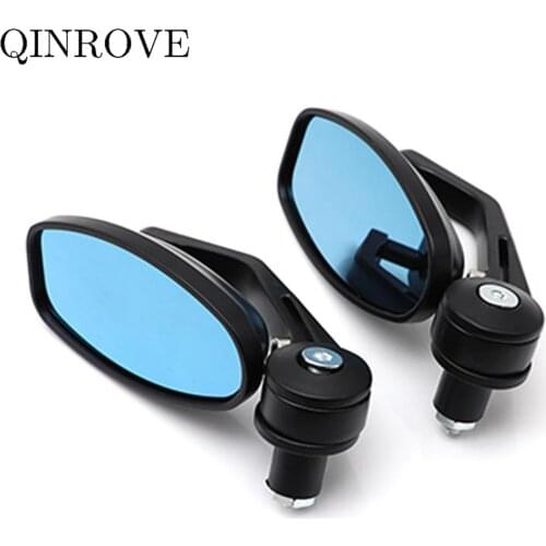 7/8'' 22mm Motorcycle Handlebar End Mirror Black Rearview Mirror For Honda CB1000R CB500X Hornet 600 900 CBR 954 CBF 600S Suzuki