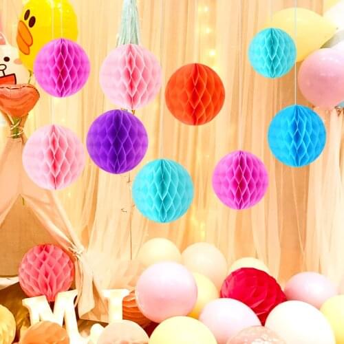 1pcs Window decoration paper flower ball flowers honeycomb ball wedding room birthday party decoration supplies
