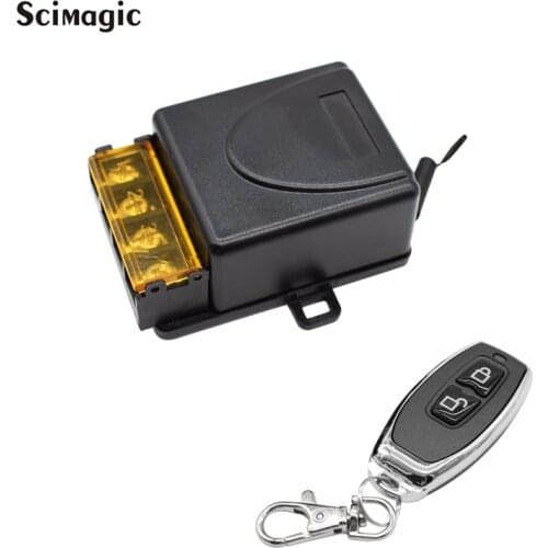 DC 12V - 75V 30A 1CH RF 433MHz Wireless Remote Control Switch Receiver Module + 433mhz Transmitter Kit For Intelligent Home