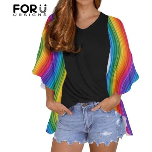 FORUDESIGNS Women's Transparent Shirts