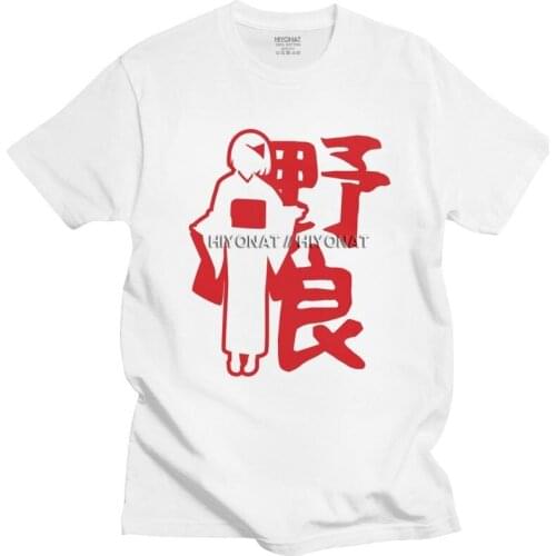 Kawaii Noragami T Shirts Men Short-Sleeve Fashion Anime Manga T-shirts Graphic Tee 100% Cotton Regular Fit Tshirts Merchandise