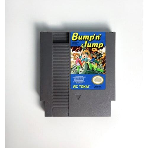 Bump'n'Jump - Game Cartridge For NES Console 72 Pins 8bit