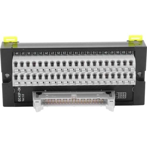 Terminal Block Buckle Structure DIN Rail Terminal Block for Automated Industry for IDC40P‑DK