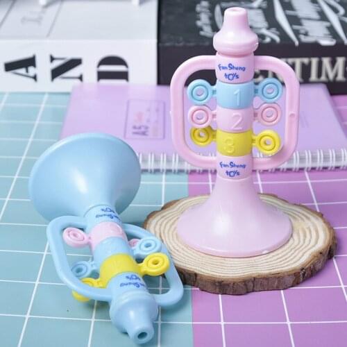 Creative childrens plastic sound and sound trumpet baby cartoon horn gift musical instrument toy