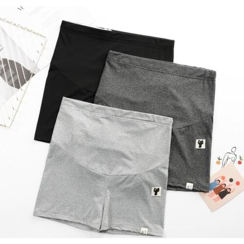 Hot Sales Summer Thin Maternity Short Legging Adjustable High Waist Belly Underpants Clothes for Pregnant Women Pregnancy Bottom